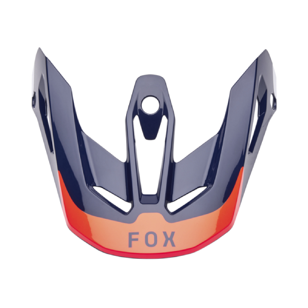 Helmet Spares FOX V3 Revise navy orange peak