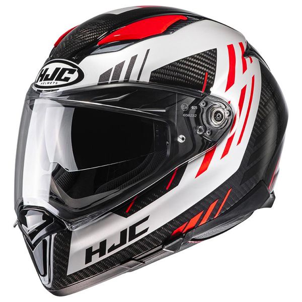 HJC F70 Carbon Kesta MC1 - MC5 rear ventilation