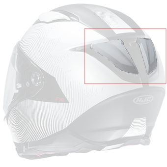 Helmet Spares HJC Rear ventilation F70 Helmet Spares HJC Rear ventilation F70