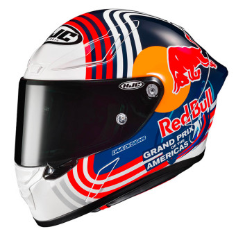 HJC RPHA1 Red Bull Austin GP rear ventilation