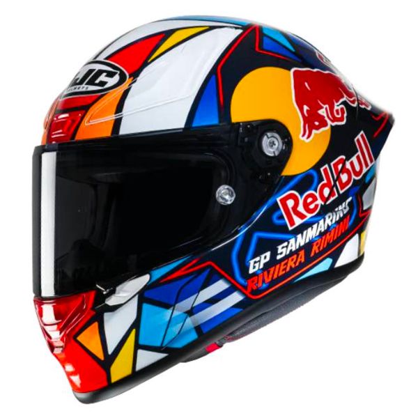 HJC RPHA1 Rear Ventilation Red Bull Misano GP MC21