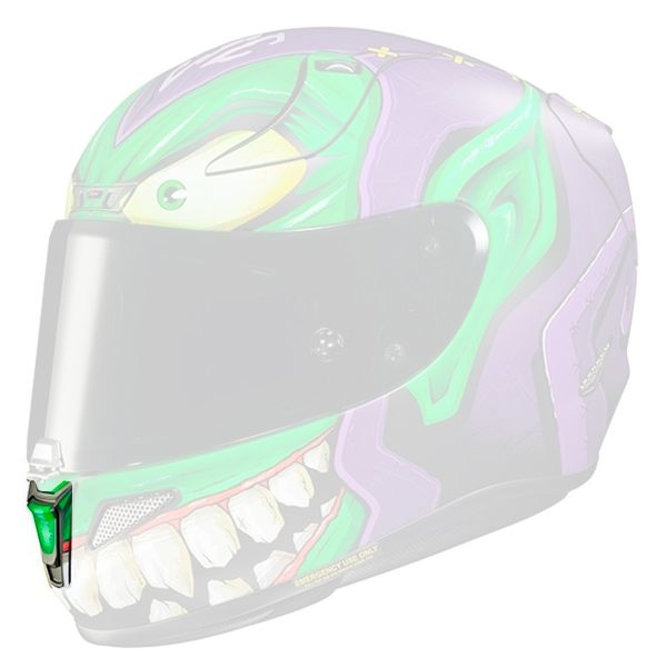 Helmet Spares HJC RPHA 11 Green Goblin MC48SF chinstrap ventilator