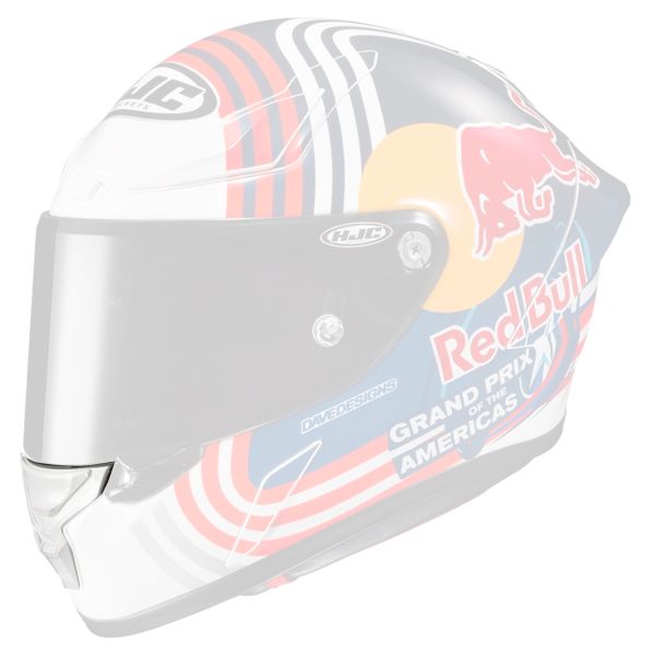 Helmet Spares HJC RPHA1 Red Bull Austin GP MC21 chinrest ventilator