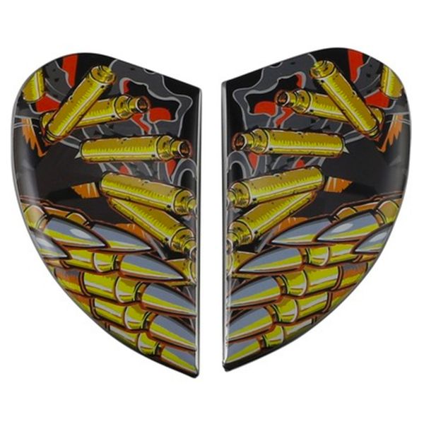 Helmet Spares ICON Airform Warthog Silver side plates