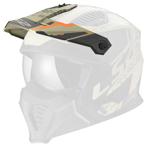 Helmet Spares LS2 Drifter Devor OF606 peak