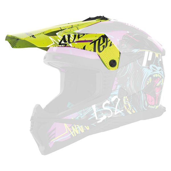 Helmet Spares LS2 MX708 Gorilla Fast II peak