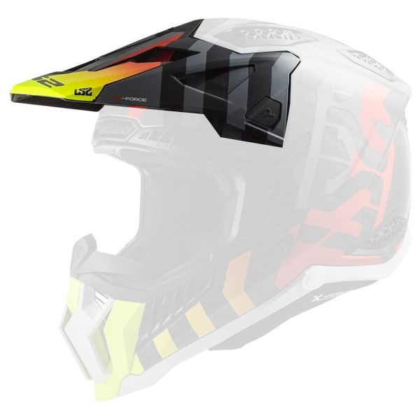 Helmet Spares LS2 X-Force Barrier MX703 fixed peak