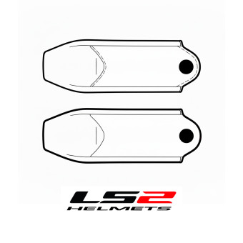Helmet Spares LS2 Chinstrap Cover Kid FF812