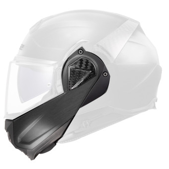 LS2 Advant II FF910 Jeans Titanium chinstrap