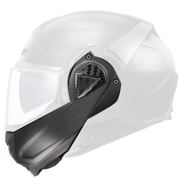 LS2 Advant II FF910 Jeans Titanium chinstrap