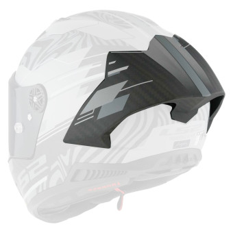 Helmet Spares LS2 Spoiler Thunder C GP Polar Matt Black FF805 Helmet Spares LS2 Spoiler Thunder C GP Polar Matt Black FF805