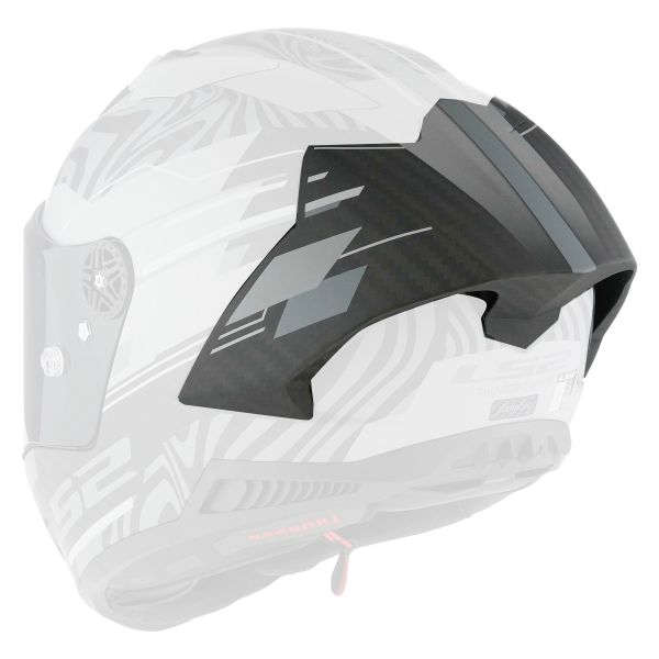 Helmet Spares LS2 Spoiler Thunder C GP Polar Matt Black FF805