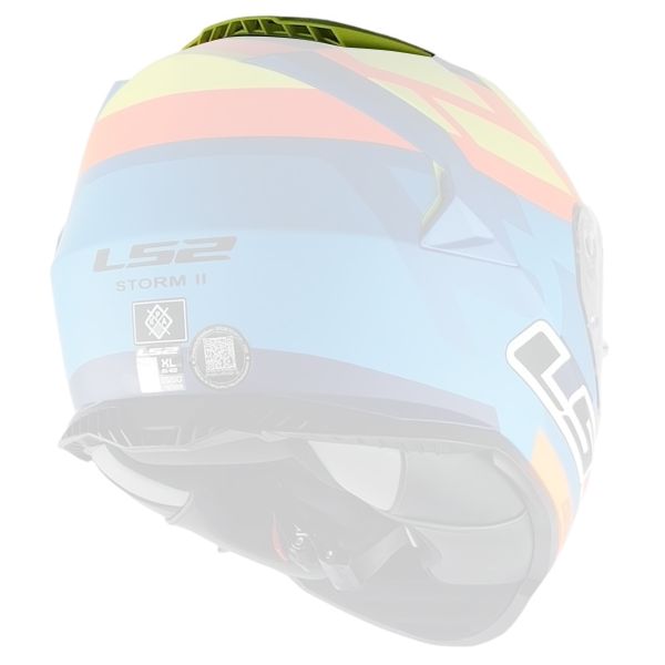 Helmet Spares LS2 Storm FF800 Salvador central rear ventilation