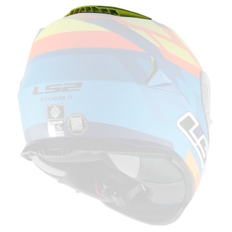 LS2 Storm FF800 Salvador central rear ventilation