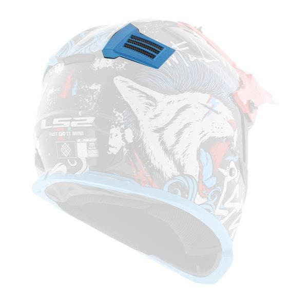 Helmet Spares LS2 Rear ventilation Fast II Mini MX437 Starmaw