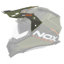 Helmet Spares NOX N312 Drone khaki matte orange peak