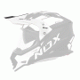 Helmet Spares NOX N312 Impulse matte black white cap