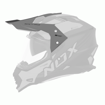 Helmet Spares NOX N312 Impulse matt black titanium cap Helmet Spares NOX N312 Impulse matt black titanium cap