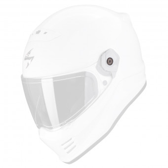 Helmet Spares Scorpion Covert FX White visor cover Helmet Spares Scorpion Covert FX White visor cover