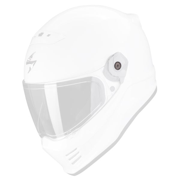 Helmet Spares Scorpion Covert FX White visor cover