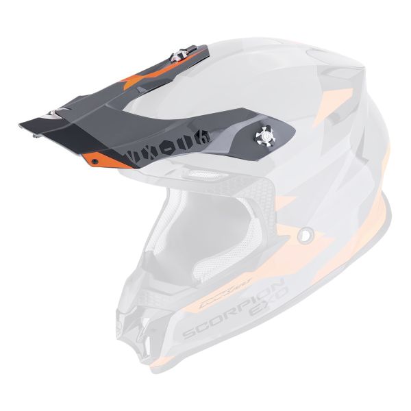 Helmet Spares Scorpion VX-16 Peak - VX-16 Evo Air Rod Grey Orange