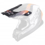 Helmet Spares Scorpion VX-16 Peak - VX-16 Evo Air Soul Matt Black Orange