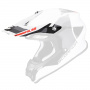 Helmet Spares Scorpion VX-16 Evo Air Spectrum White Silver peak