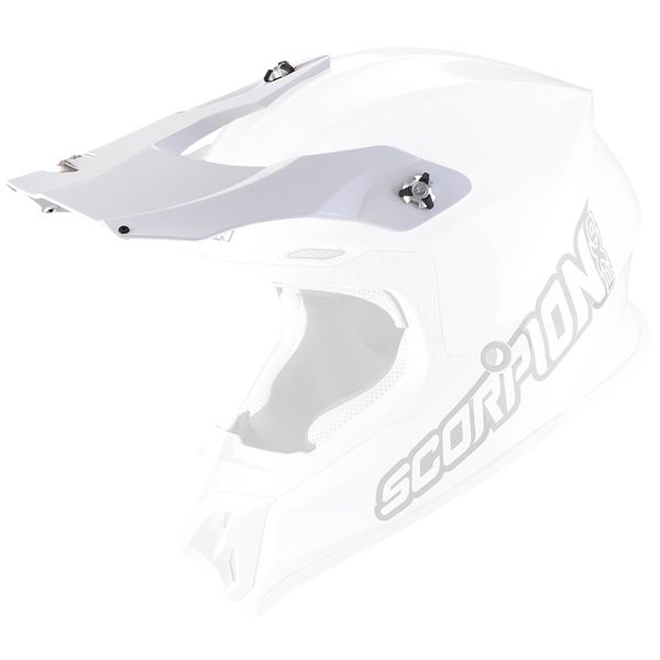 Helmet Spares Scorpion VX-16 peak - VX-16 Evo Air White Helmet Spares Scorpion VX-16 peak - VX-16 Evo Air White