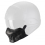 Helmet Spares Scorpion Exo Combat Evo Marauder Matt Black Silver Mask