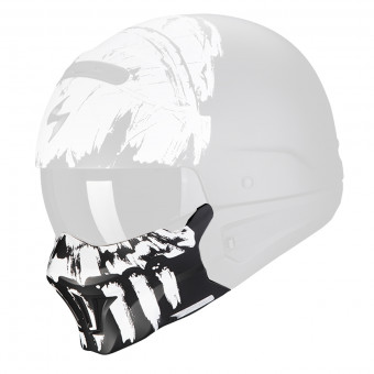 Helmet Spares Scorpion Exo Combat Evo Marauder Matt Black White Mask Helmet Spares Scorpion Exo Combat Evo Marauder Matt Black White Mask