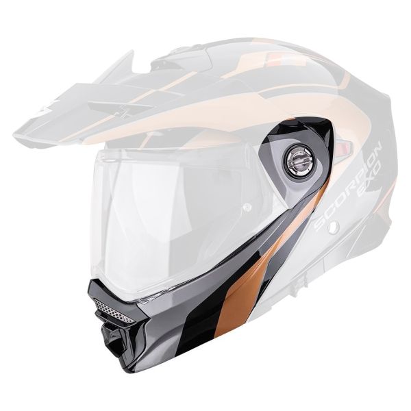 Helmet Spares Scorpion ADX-2 Kamps Black Copper chinstrap