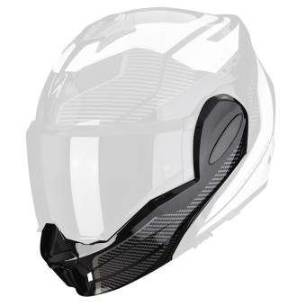 Helmet Spares Scorpion Chin strap Exo Tech Evo Animo Black White
