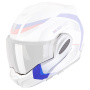 Helmet Spares Scorpion Exo Tech Evo Pro Acuti White Blue Red chinstrap