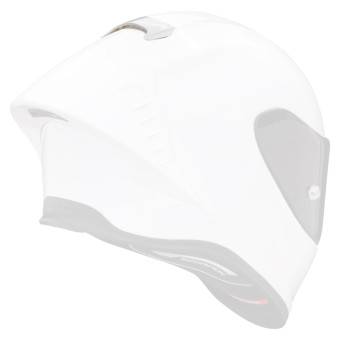 Helmet Spares Scorpion Rear Ventilation Exo R1 Air Graphic White Pearl Helmet Spares Scorpion Rear Ventilation Exo R1 Air Graphic White Pearl