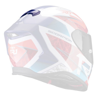 Helmet Spares Scorpion Ventilation Arriere Exo R1 Air Infini White Blue Red Helmet Spares Scorpion Ventilation Arriere Exo R1 Air Infini White Blue Red
