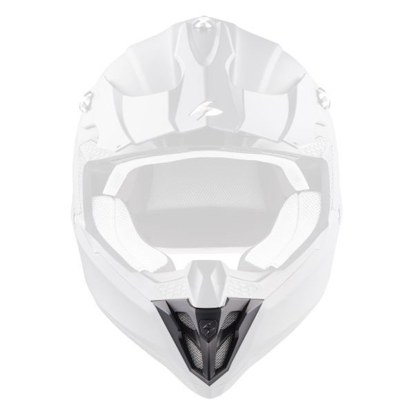 Helmet Spares Scorpion Ventilation Mentonniere VX-16 Evo Air Matt Silver