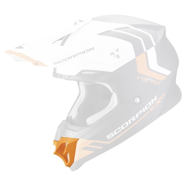 Helmet Spares Scorpion VX-16 Evo Air Orange chinstrap ventilator