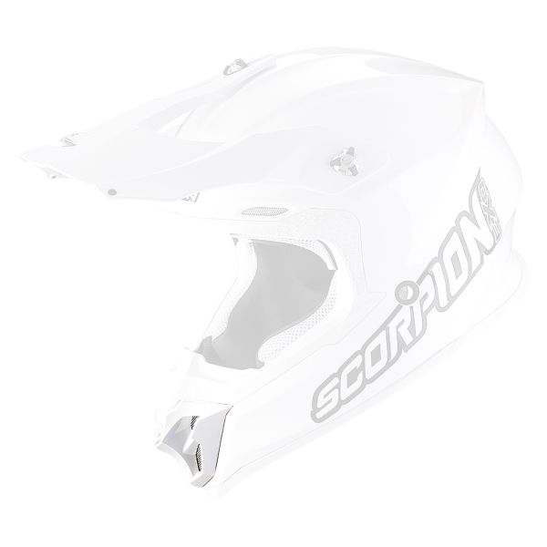 Helmet Spares Scorpion Ventilation Chinstrap VX-16 Evo Air Pearl White