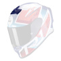 Helmet Spares Scorpion Ventilation Superieure Exo R1 Air Infini White Blue Red
