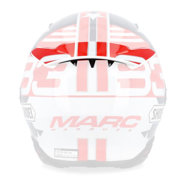 Helmet Spares Shoei Rear ventilation NXR2 Marquez American Spirit TC-10