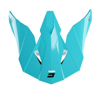 Helmet Spares SHOT Furious Chase black turquoise peak