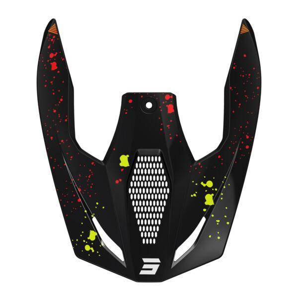 Helmet Spares SHOT Furious Kid Matrix red glossy peak