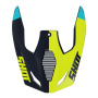 Helmet Spares SHOT Furious Kid Ridge blue neon yellow glossy peak