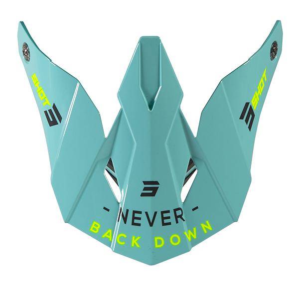 Helmet Spares SHOT Furious Kid Storm grey green peak