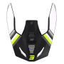 Helmet Spares SHOT Furious Kid Tracer neon yellow glossy peak