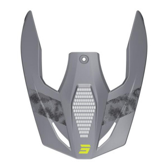 Helmet Spares SHOT Furious Patrol grey neon yellow matt peak Helmet Spares SHOT Furious Patrol grey neon yellow matt peak