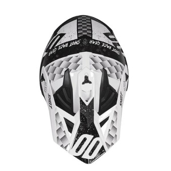 Helmet Spares SHOT Lite Carbon Rush black glossy peak Helmet Spares SHOT Lite Carbon Rush black glossy peak