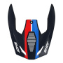 Helmet Spares SHOT Race Iron blue red glossy peak