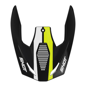 Helmet Spares SHOT Race Iron neon yellow glossy peak