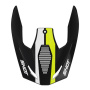 Helmet Spares SHOT Race Iron neon yellow glossy peak
